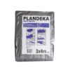 Plandeka PE srebrno-czarna mega gruba 4x6m 260g/m2 - obrazek 4