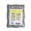 Plandeka PE srebrno-brązowa gruba 4x5m 210g/m2 - obrazek 4