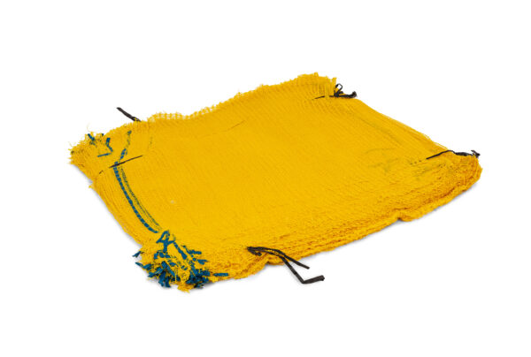 Worek 42x60cm raszlowy 10-15kg z zaciągiem jasny żółty - obrazek 2