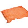 Worek 35x50cm raszlowy 5kg z zaciągiem ciemny pomarańczowy