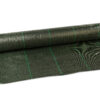 Agrotkanina rolka 1,6x100m czarna, zielone pasy 100g
