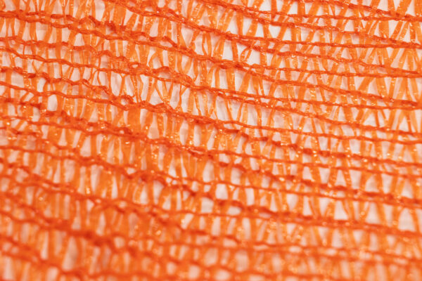Worek 35x55cm raszlowy 5kg z zaciągiem ciemny pomarańczowy - obrazek 3
