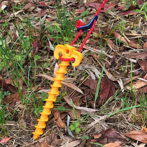 Kotwa plastikowa mocująca do flizu, namiotów 20cm - obrazek 2