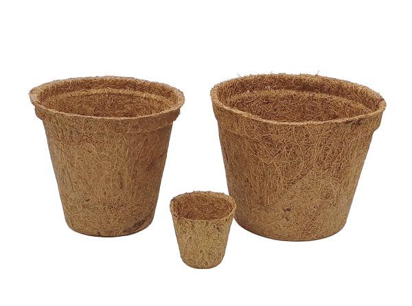 Doniczki z włókna kokosowego 8cm - obrazek 3