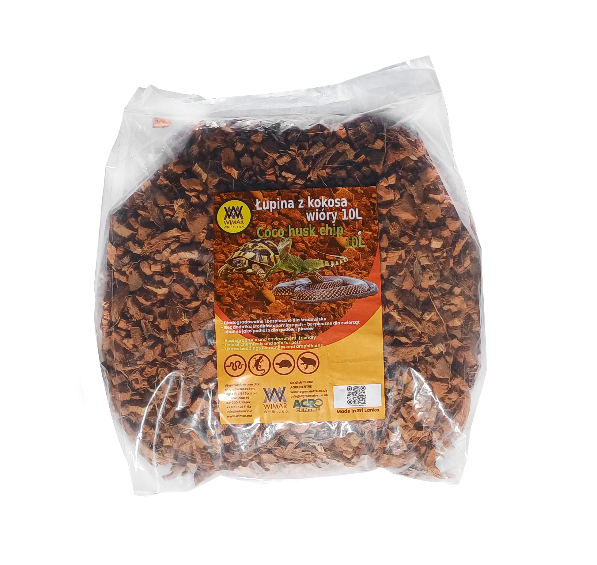 Łupina z kokosa 10L